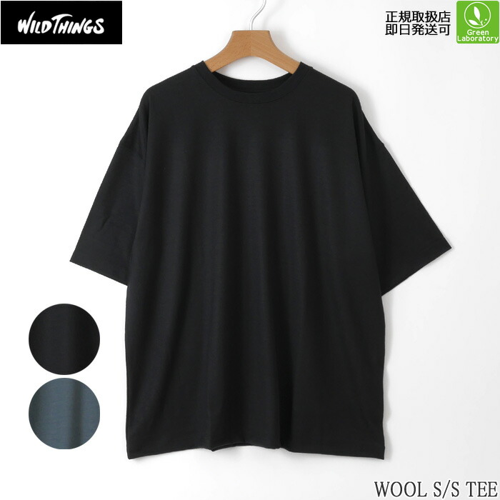 ワイルドシングス プルオーバー ウールショートスリーブティー（メンズ） WILDTHINGS WOOL S/S TEE アウトドア 町青少年 TEE 半袖プルオーバー 即日送りとどける可 置き目取りまわし店 SALE/30％OFF大売り出し WT25057IJ