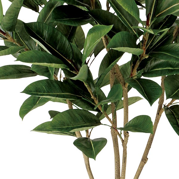 楽天市場 人工観葉植物 ゴムの枝 L 全長125cm 人工樹木 造花 リーフ 葉材 デコラゴム ゴムの木 フェイクグリーン Fstブランチ ディスプレイ 装飾 グリーンランド