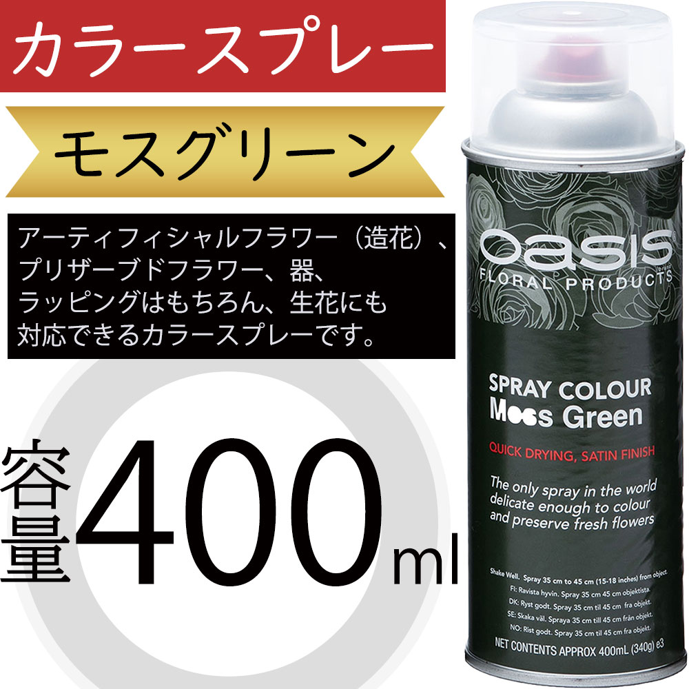 楽天市場】オアシス カラースプレー ピュアゴールド 金 400ml 生花