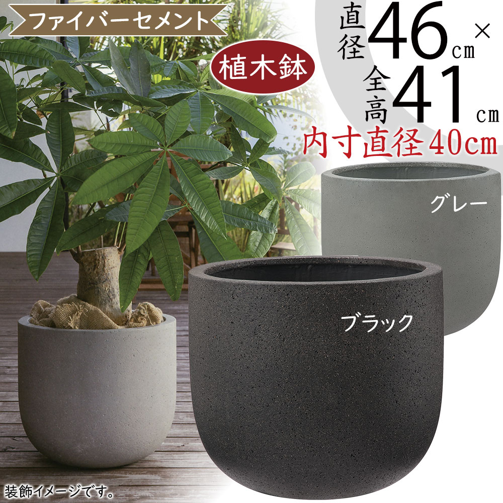 植木鉢 軽量 ファイバーセメント製 コーディルUポット （15号） - 植物