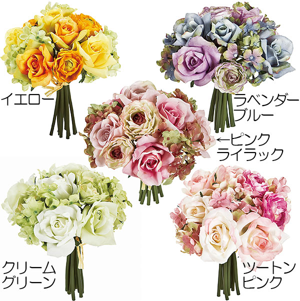 楽天市場 ローズ ブーケ 造花 全長cm 花束 薔薇 バラ ばら 人工観葉植物 アーティフィシャルフラワー 花材 インテリア フラワーアレンジメント ディスプレイ ディスプレー 装飾 会場装花 グリーンランド