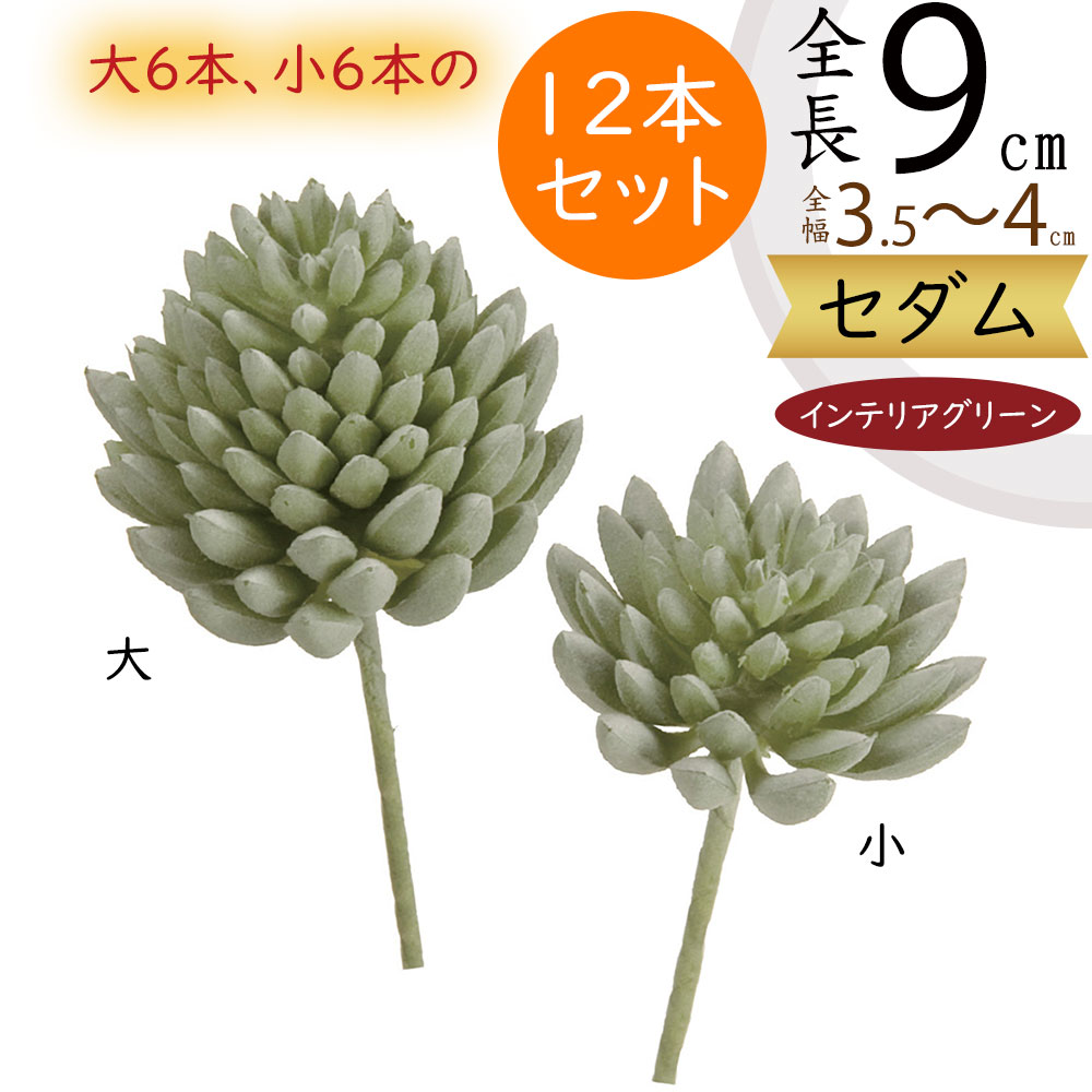 楽天市場】セダムのフェイク多肉植物 Aタイプ グリーン 多肉