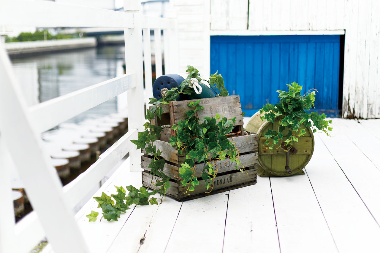 楽天市場 屋外にも対応 人工観葉植物 グレープ ガーランド 全長165cm 2本セット ツタ つた 蔦 造花 花材 グリーン材 リーフ フラワーアレンジメント ディスプレイ 装飾 庭 バルコニー ファサード ベランダ テラス グリーンランド