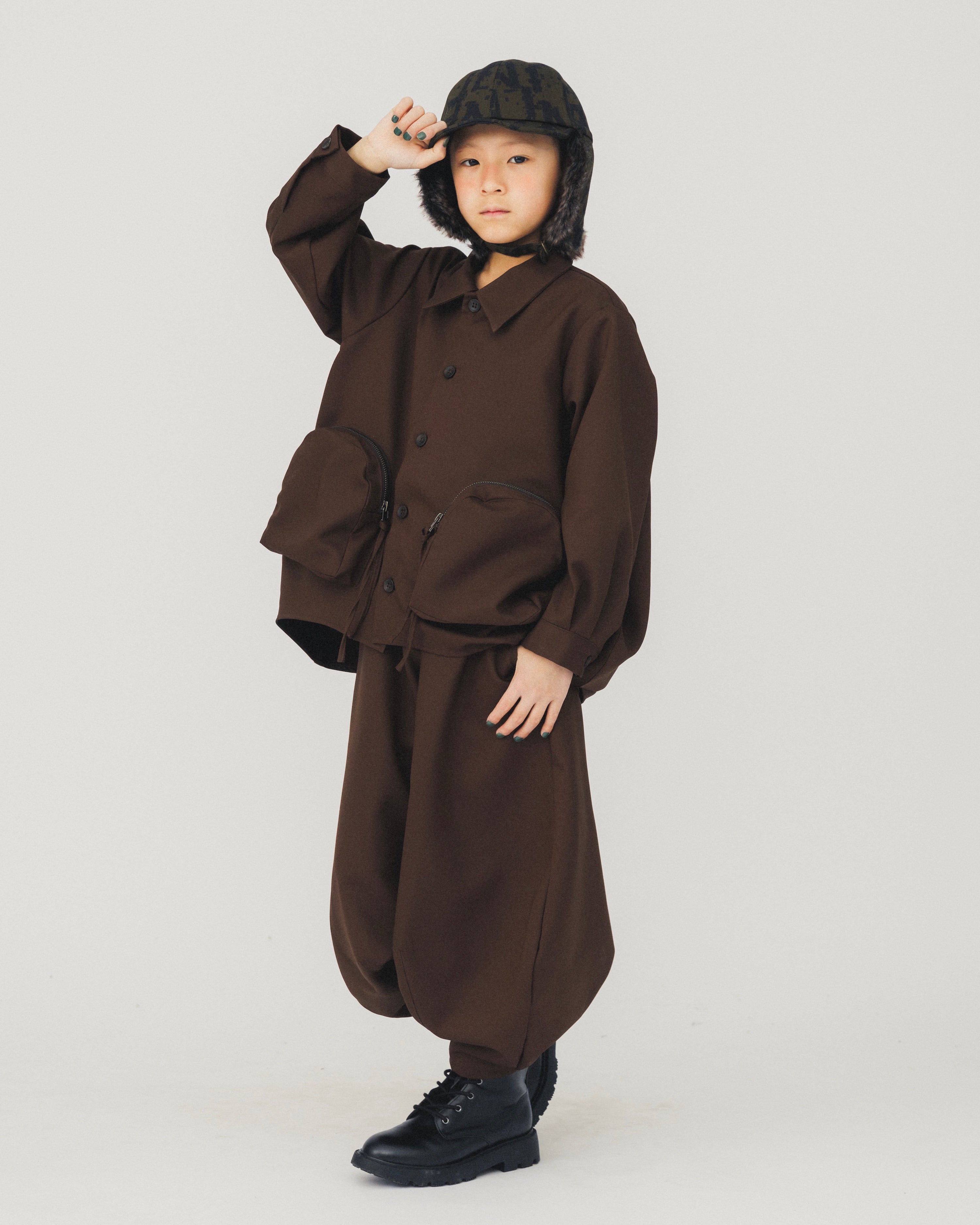 秋冬 nunuforme ヌヌフォルム 28-nf24-675-241 新型 ポインテッド パンツ 日本製 Made in Japan フル丈