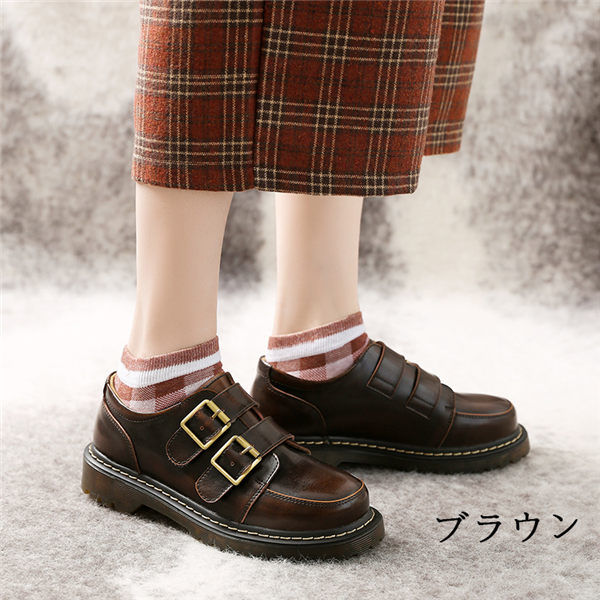 厚底靴秋大きいサイズかわいいパンプスロリータシューズお嬢様靴メイド靴痛くない歩きやすい美脚疲れにくい女の子ブラックブラウンレディース22.525.0