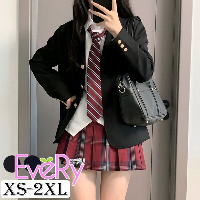 制服 ブレザー スカート セット ネクタイ 女子 入学式 卒業式 学生服 チェック柄 グレー 紺 黒 シャツ ジャケット レディース 長袖 プリーツスカート カーディガン追加可 高校生 女子高生 受験 結婚式 発表会 通学 コスチューム 仮装 イベント 学園祭 文化祭 lcwd|GreenLightmarket店