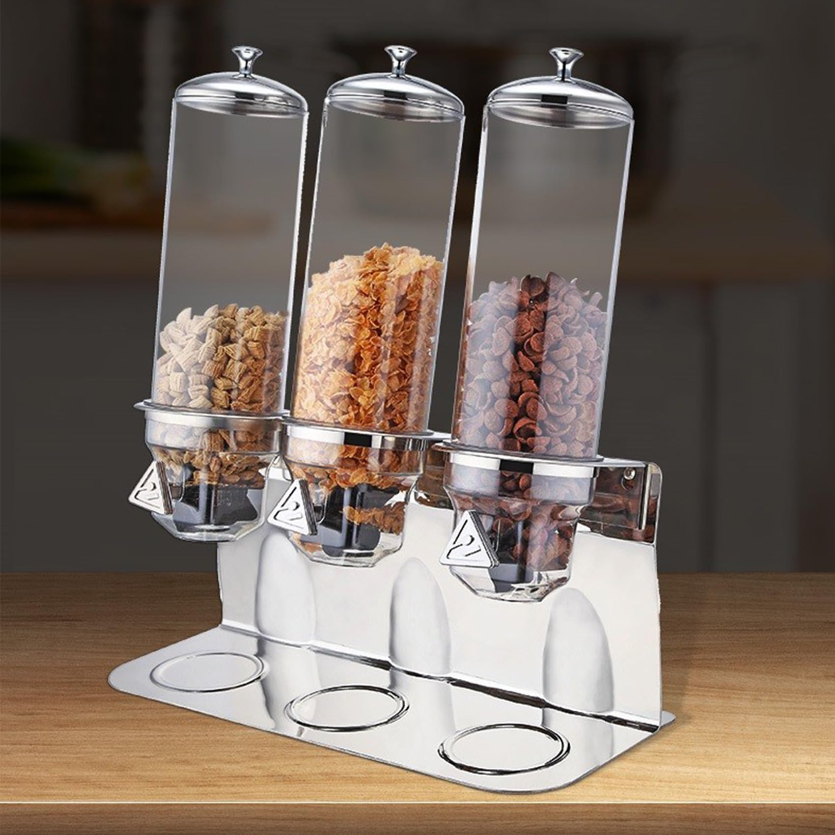 禾穀類ディスペンサー 大電気容量 ボンネットディスペンサー 今めかしい 3L/4L/7L ドライフードー 禾穀類 納める 禾穀類保護すること入れもの オートミールー 密閉食料雑貨類保護すること入れもの 米 豆 御菓子 珈琲豆 海苔 木ノ実