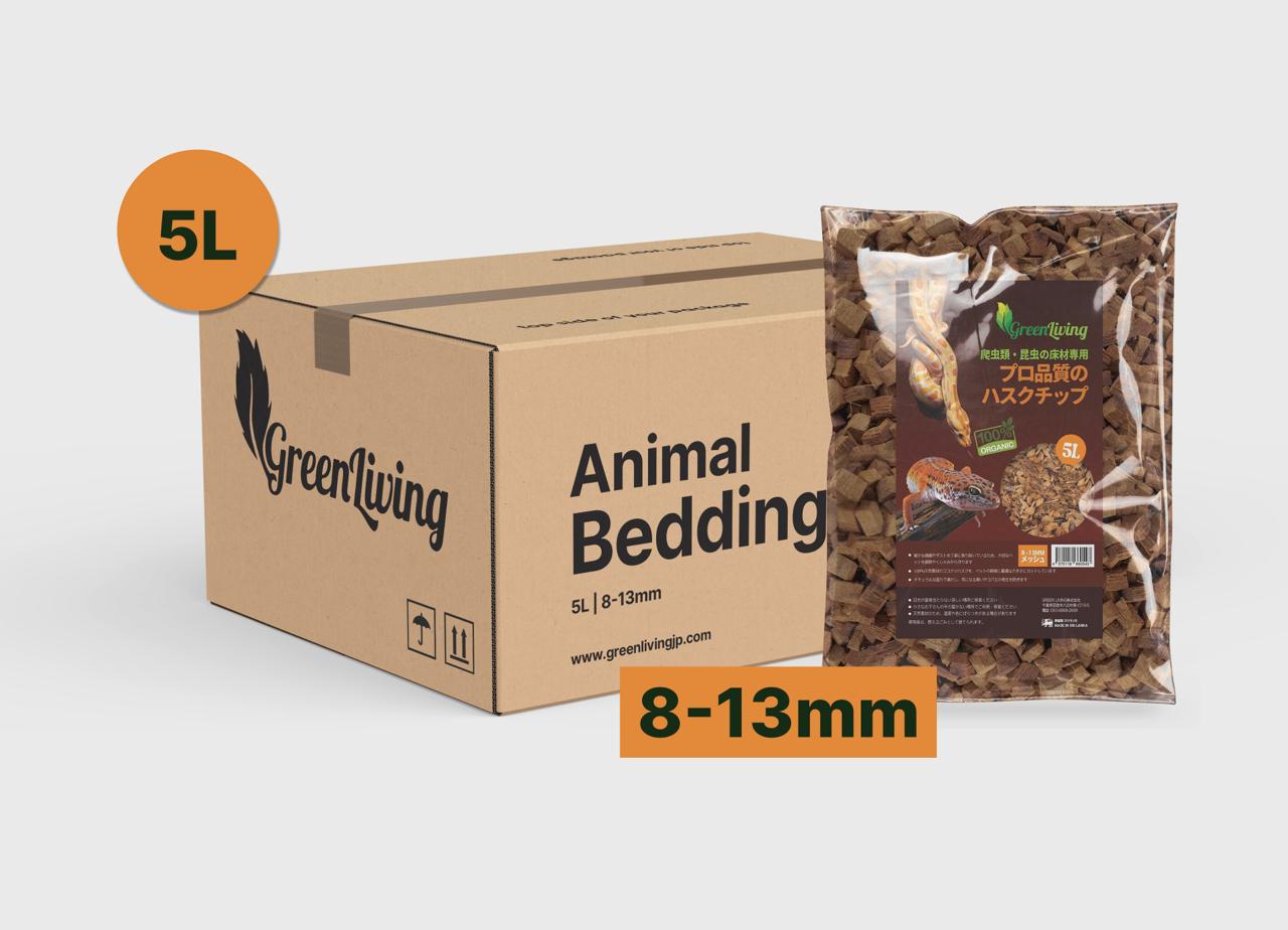 楽天市場】ハスクチップ 5L サイズ：小 (2～8mm）・大 (6～16mm）1袋