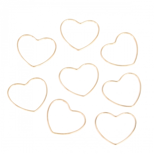 楽天市場 フレーム 8個 スリムフレーム ハート きれいめゴールド ハート Heart ラブ 愛 フレーム レジン枠 隠れ工房ｇｒｅｅｎｏｃｅａｎ