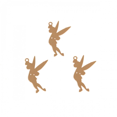 楽天市場 メタルチャーム 3個 妖精 きれいめゴールド ティンカーベル ようせい フェアリー 童話 ピーターパン 隠れ工房ｇｒｅｅｎｏｃｅａｎ