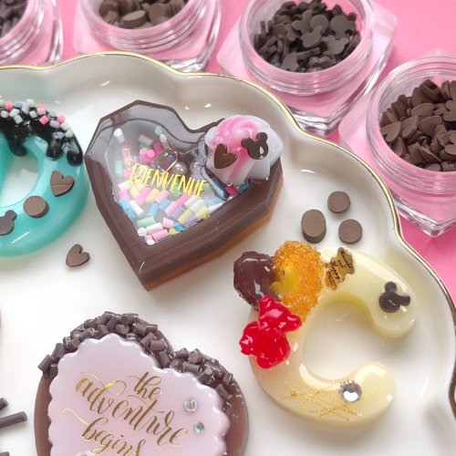 0のつく日P5倍】 【封入】チョコレートパーツ レジン封入 ネイルパーツ