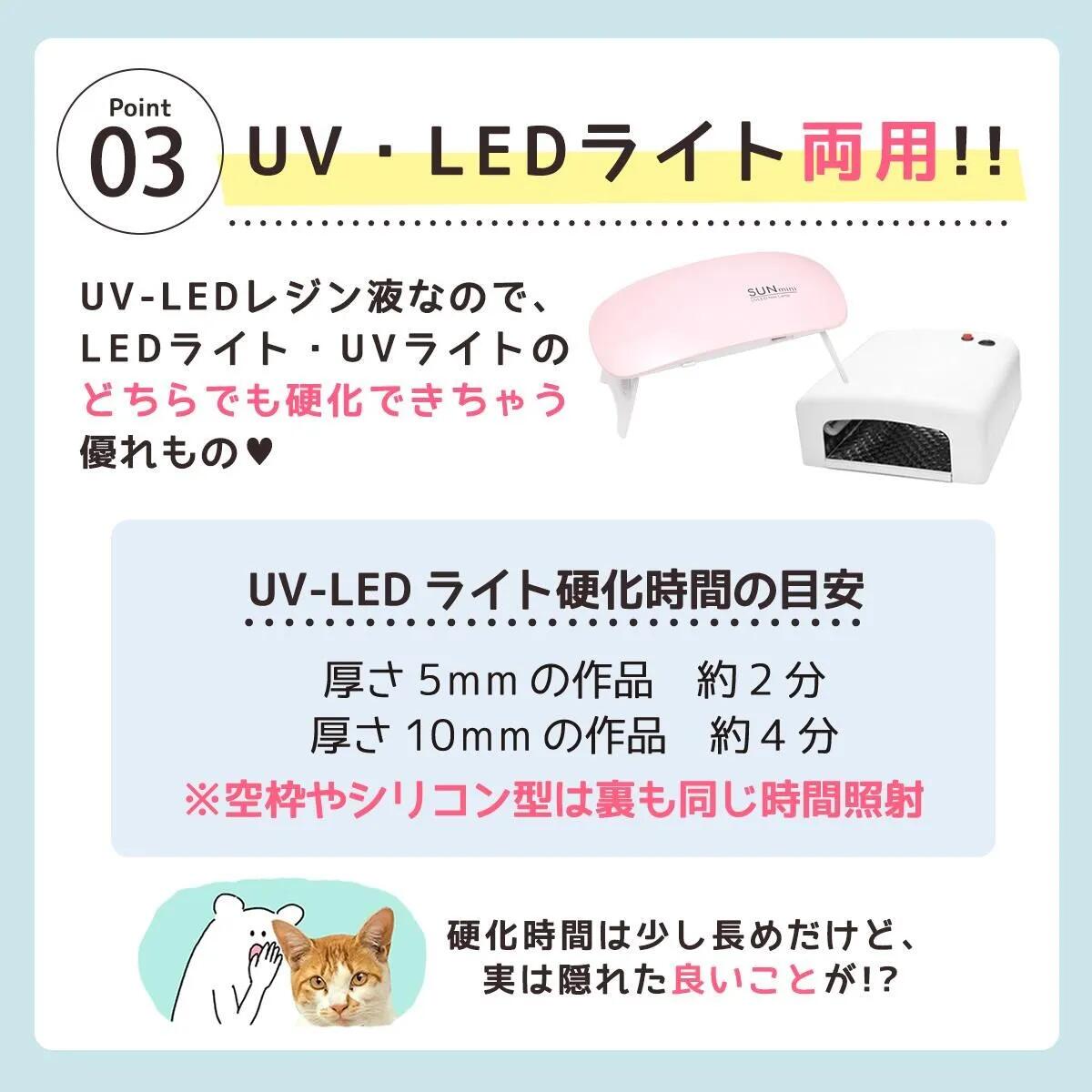 超透明【大容量UV-LEDレジン液】 レジン液 70g『コスパ＆高