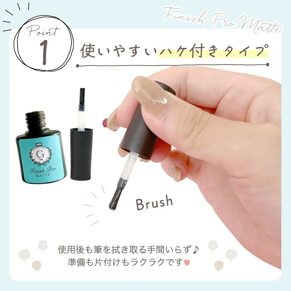 5のつく日P5倍】【コーティング用レジン液】フィニッシュプロ・マット