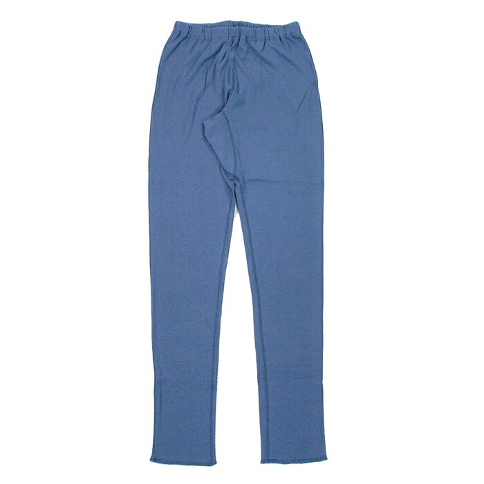 A HOPE HEMP アホープヘンプ Men\u0027s Regular Rib Leggings ヘンプ オーガニック 綿織物 肋筋 レギンス Midnight 真夜中 青碧 アンダーズボン下 スパッツ 下着類 お座敷御召しもの パジャマ 服 生あたたかい メンズ M / L