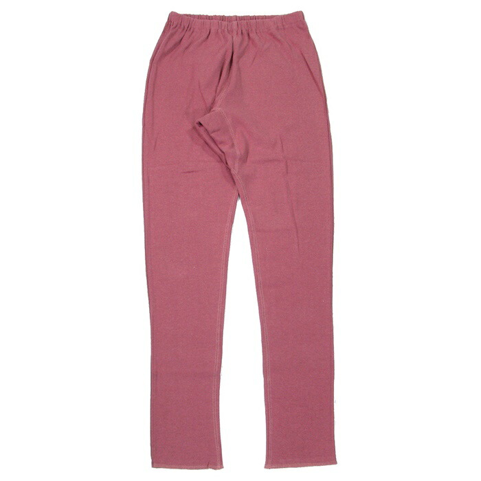 A HOPE HEMP アホープヘンプ Men\u0027s Regular Rib Leggings ヘンプ オーガニック 綿織物 肋筋 レギンス Scarlet スカーレット アンダーズボン下 スパッツ 下着類 お座敷御召しもの パジャマ 服 生あたたかい メンズ M / L