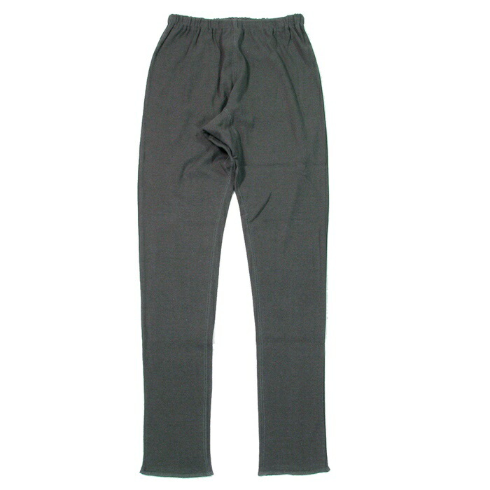 A HOPE HEMP アホープヘンプ Men\u0027s Regular Rib Leggings ヘンプ オーガニック 綿織物 肋筋 レギンス Old Blackie 年寄りの 黒いこと 黒 アンダーズボン下 スパッツ 下着類 お座敷御召しもの パジャマ 服 生あたたかい メンズ M / L