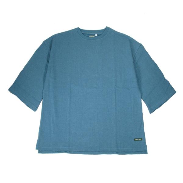 A HOPE HEMP アホープヘンプ 9SL WIDE LIGHT SWEAT / L/T INDIGO ヘンプ 綿織物 広々とした影ぼうし ともし火 流汗 無地
