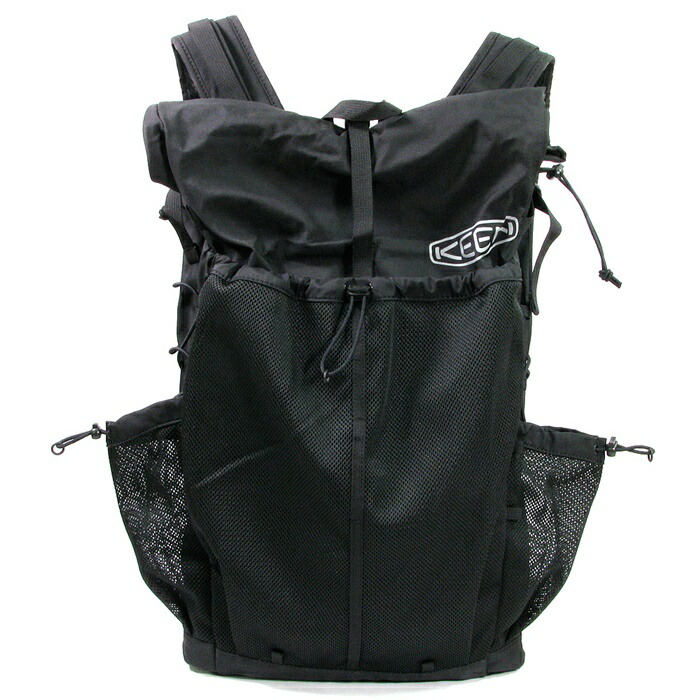 KEEN キーン ナイロン デイパック NYLON DAYPACK U-BLACK ブラック バックパック リュック バッグ カバン メンズ レディース 大容量 軽量 リサイクルナイロン アウトドア フェス キャンプ 通勤 通学 オールジェンダー|GREEN PLANET グリーンプラネット