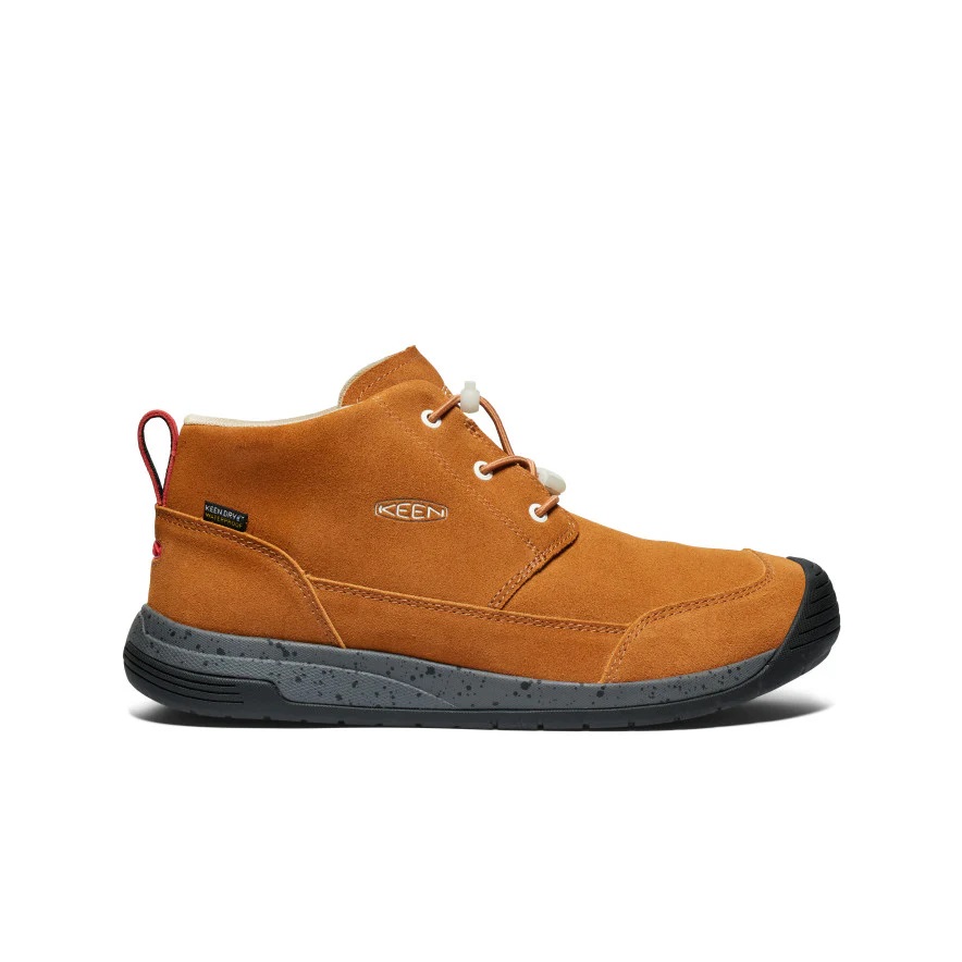 KEEN キーン メンズ ブーツ フッドチャッカ レザー 防水 ウォータープルーフ HOODCHUKKA LEA WP KEEN × TOKYOHEMPCONNECTION THC チャッカブーツ スノーブーツ レインブーツ アウトドア キャンプ 15,400円