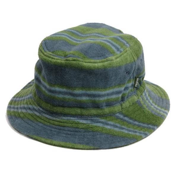 Phatee ファッティー BUCKET HAT バケット ハット MULTI BORDER FLEECE マルチ ボーダー リサイクル フリース 帽子 ユニセックス