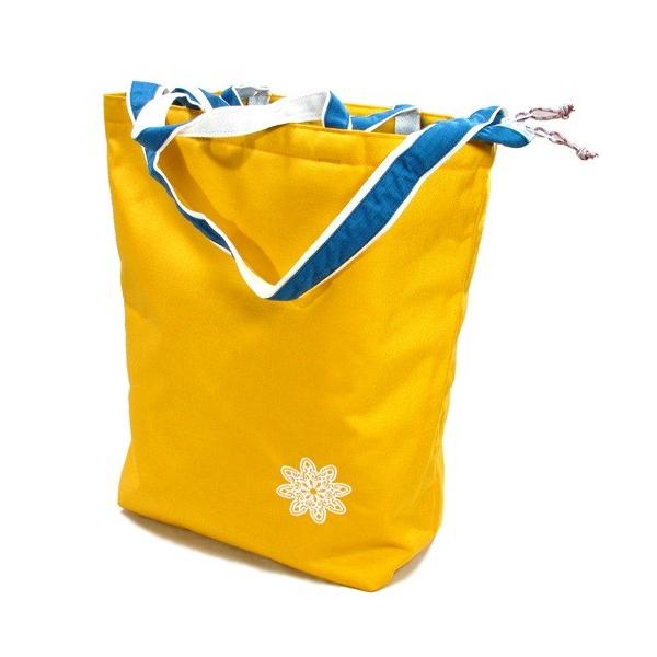 Tokyo Hemp Connection （トウキョウヘンプコネクション） WHOLE BAG M トートバッグ ショルダーバッグ ２WAY御徒面子 / J.BLUE x GOLD