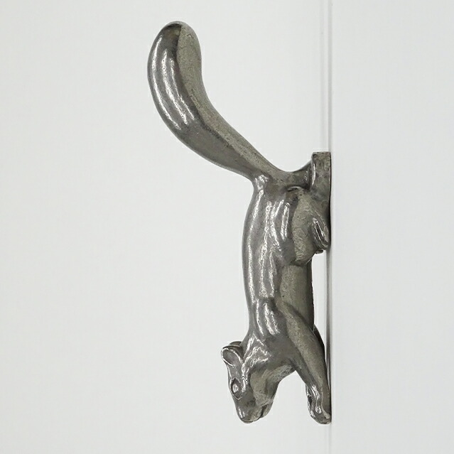 楽天市場】リスのフック（小） 壁付 木ネジ付 ステンレス 村中保彦