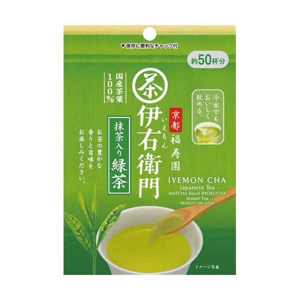 （まとめ）宇治の露製茶 伊右衛門抹茶入インスタント緑茶 40g 1パック【&times;10セット】【代引不可】｜GreenProショップ