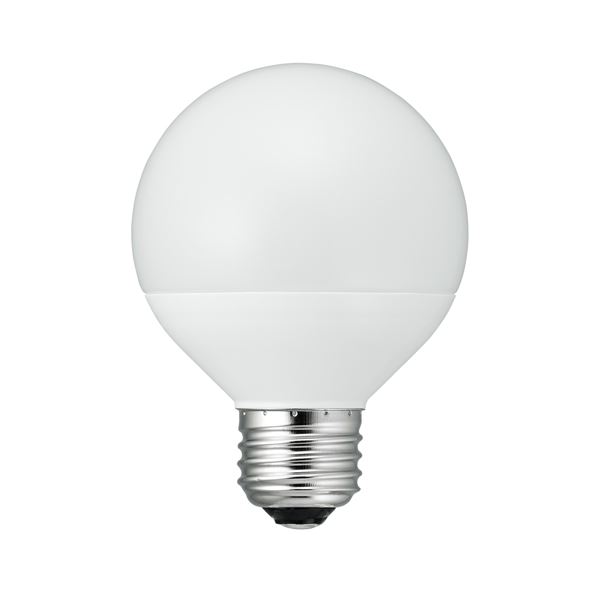 5個セット YAZAWA G70ボール形LED 40W相当 E26 N色 LDG4NG70X5｜GreenPro