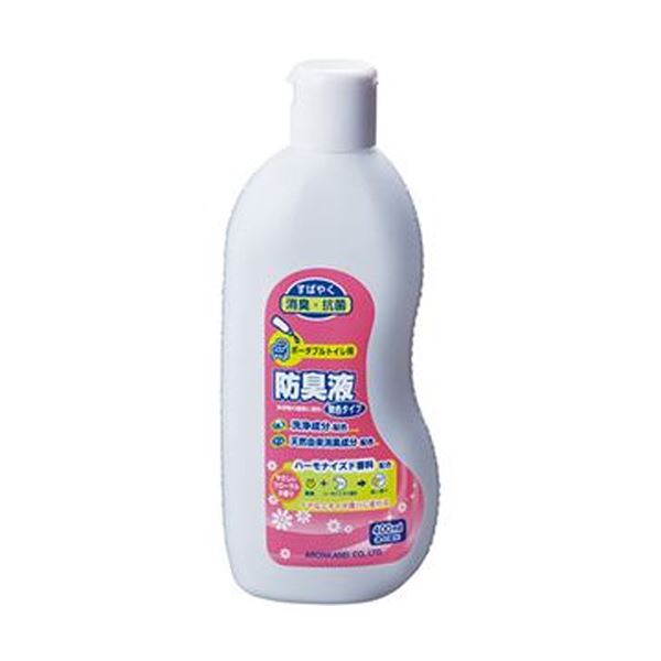 (まとめ)アロン化成 ポータブルトイレ用防臭液無色タイプ 400ml 533-207 1本 敬老の日 プレゼント