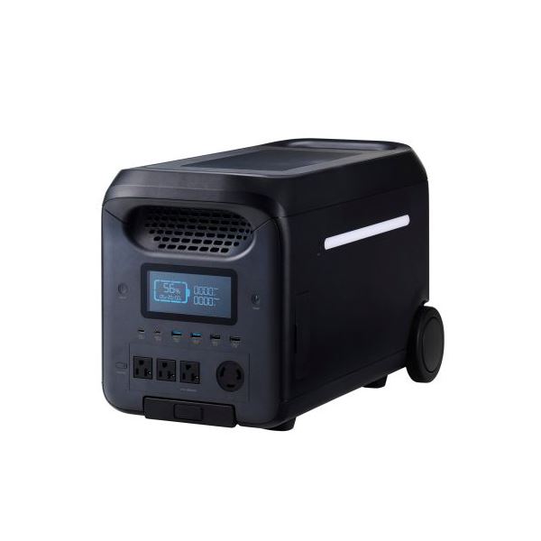 エレコム 携帯型ワット数 2500P (電気容量 2560Wh / AC最終生産物 2500W) 黒いこと DE-なおなお書き2500PBK