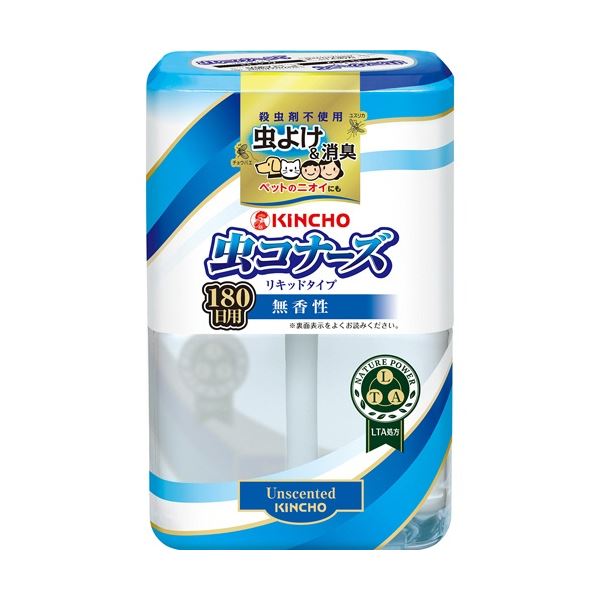 大日本除蟲菊 KINCHO 虫コナーズ リキッドタイプ 180日用 無香性 1セット(5個) 5,380円