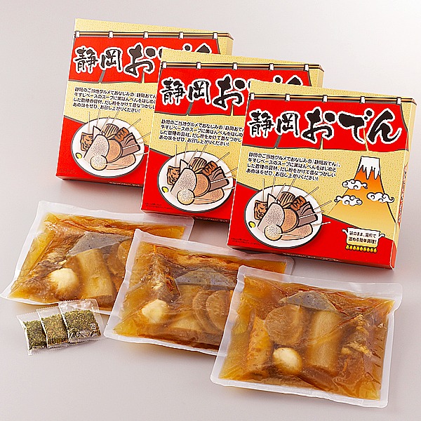 全日本送料無料 ご当地グルメ 静岡おでん 3パック 大根 牛すじ こんにゃく 玉子 黒はんぺん ちくわ 角揚げ ギフト プレゼント qdtek.vn
