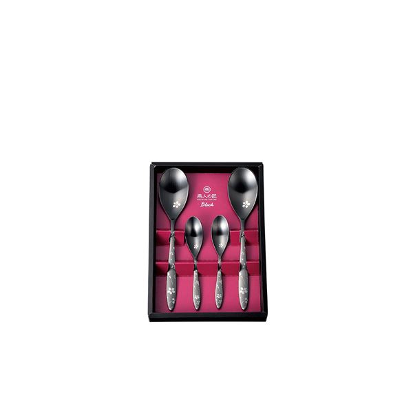 燕人の匠 黒いこと 桜吟・カトラリー4pcs ECTB-701