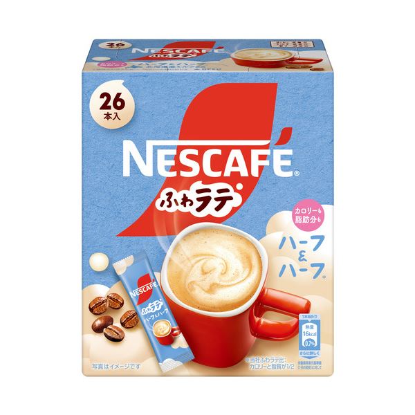 【まとめ】 ネスレ ネスカフェ ふわラテ ハーフ＆ハーフ26P 【×3セット】