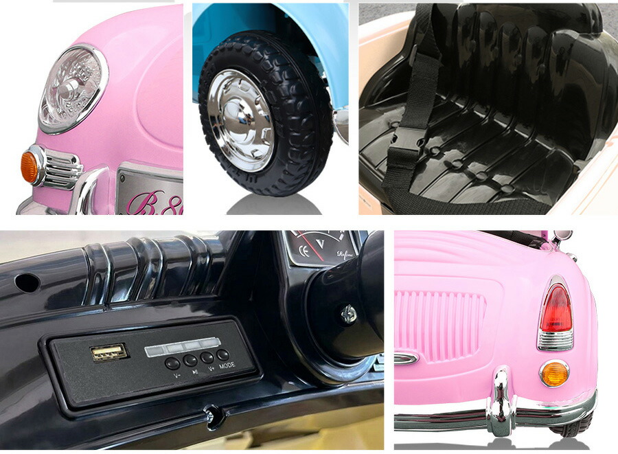 完成車】 電動乗用玩具 電動乗用ラジコン ドイツオールドタイプ 乗用