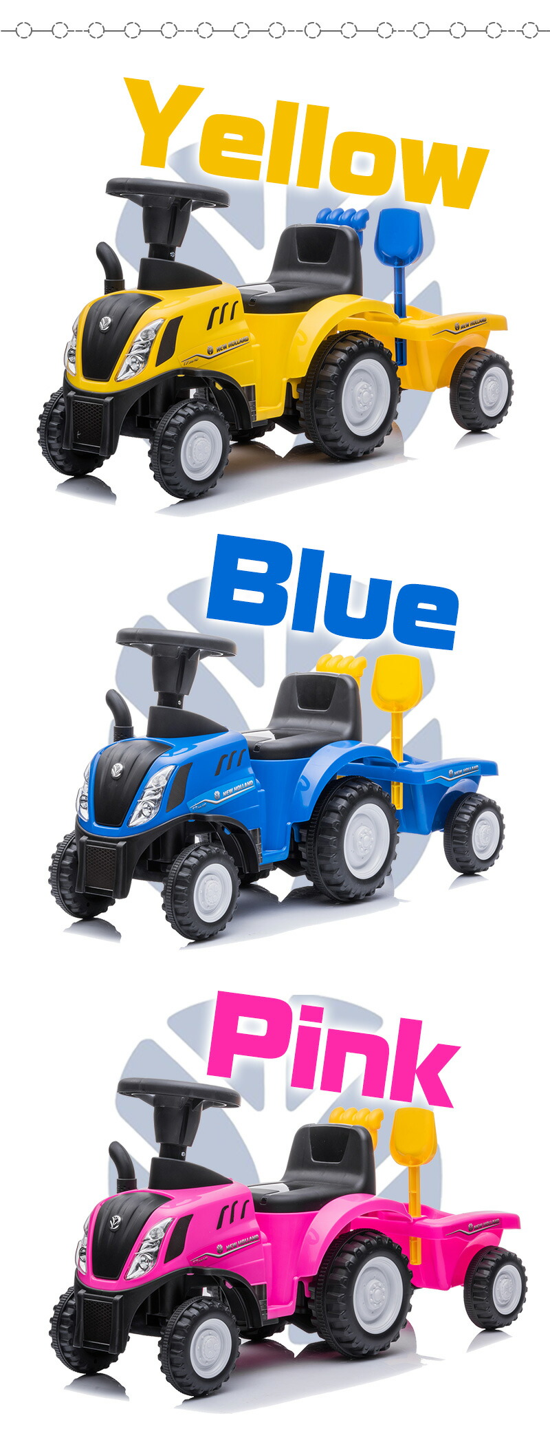 渡り終末乗趣旨玩弄物 ニューホランド トラクター New Holland 本式許可書 足けり はたらく環 足けり 乗用玩具 車 玩弄物 車駕 子弟用 赤子 キッズ お祝 贈物 生れ落ちる昼 一年 2歳 3歳 658 T Jhltv Com