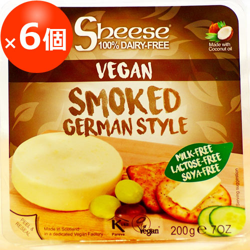 お買い得６個セット Pns食品 動物原料 乳製品不使用 シーズ スモークジャーマンスタイル ラウンド 0g 6 Jn ベジタリアンチーズ Vegan Tt Cheese Sheese Tt Jn Pns グリーンズ ベジタリアン通販100 植物性チーズ