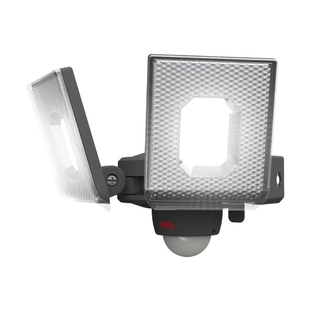 ムサシ RITEX コンセント式 7.5W×2灯 スライド型 LED センサーライト LED-AC2014 【 人感センサーライト 屋外 防犯ライト 防犯グッズ セキュリティ 照明 玄関 車庫 エクステリア ライテックス MUSASHI 】