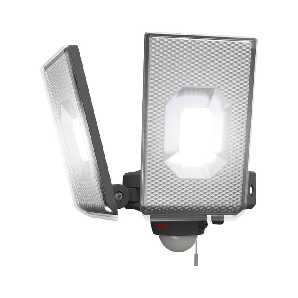 ムサシ RITEX 差し込み式 12.5W×2灯 横すべり型 LED 感知器ともし火 LED-AC2050 【 人感感知器ともし火 戸外 防犯ともし火 防犯グッズ 心丈夫さ 照明装置 入り口・入口 車宿り エクステリア ライテックス MUSASHI 】 防犯関連グッズ-日用品雑貨・文房具・手芸