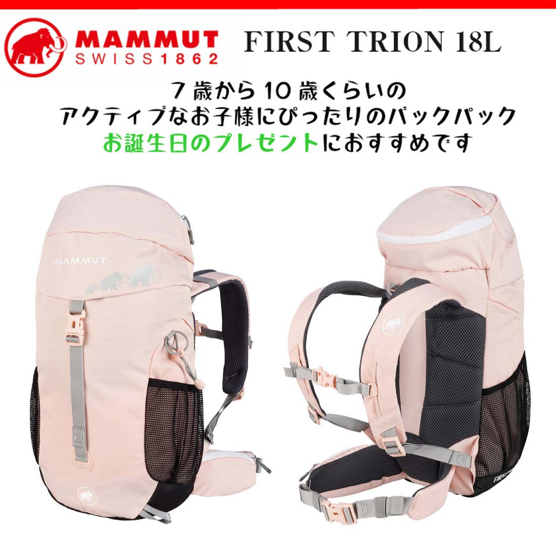 開店祝い マムート ファーストトリオン 18l ジュニアバック Mammut First Trion 偉大な Www Nripost Com