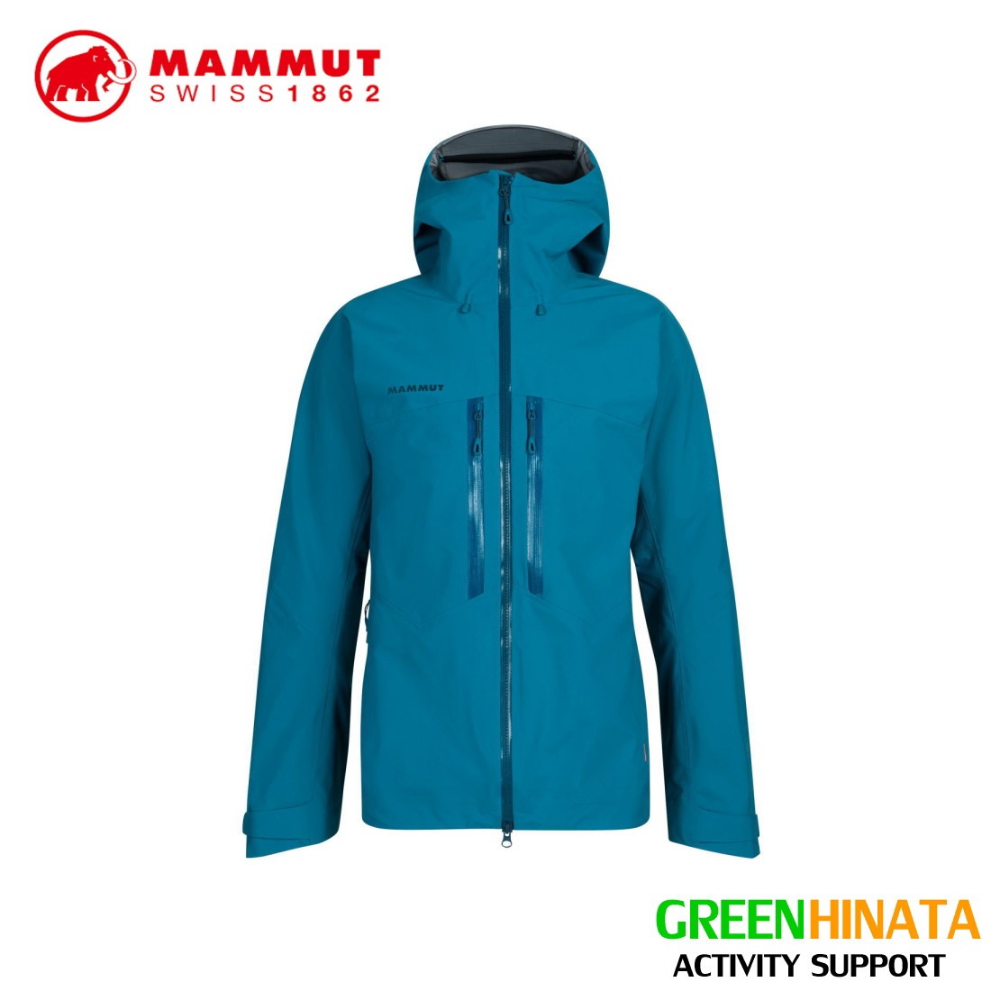 楽天市場 国内正規品 マムート メロン ハードシェル フーデットジャケット メンズ メンズウエア Mammut Meron Hs Hooded Jacket Men グリーンヒナタ楽天市場店