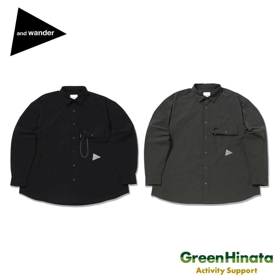 楽天市場】and wander アンドワンダーtech long sleeve band