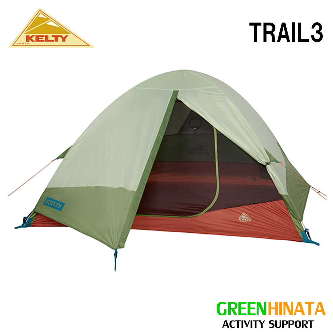 【国内正規品】 ケルティ ディスカバリー トレイル 3 3人用テント KELTY DISCOVERY TRAIL 3｜グリーンヒナタ店