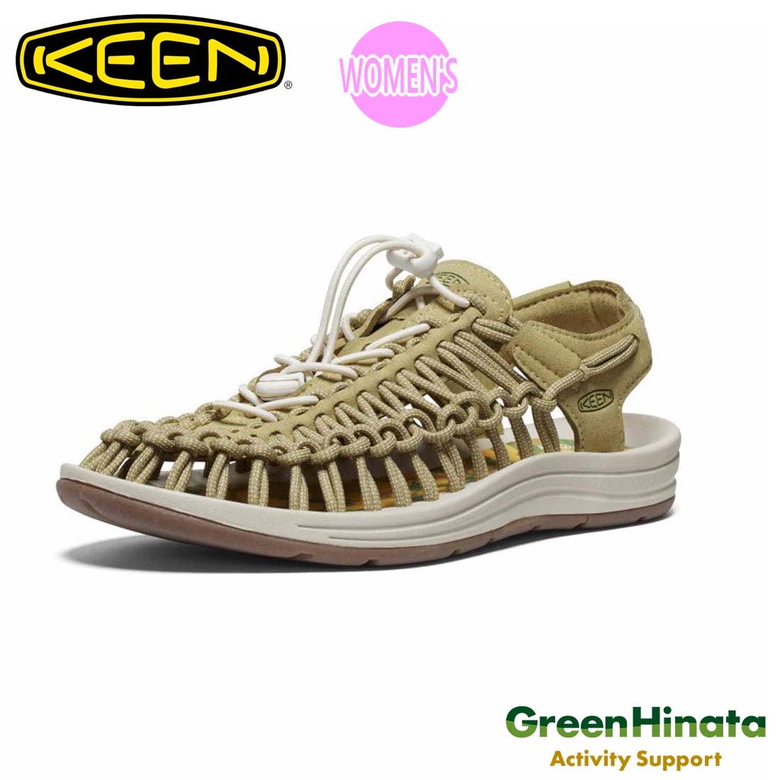 【新品】22.5 KEEN UNEEK キーン ユニーク　ミモザ2 誰もが輝く世界を目指して。KEENがミモザの刺繍に込める思い