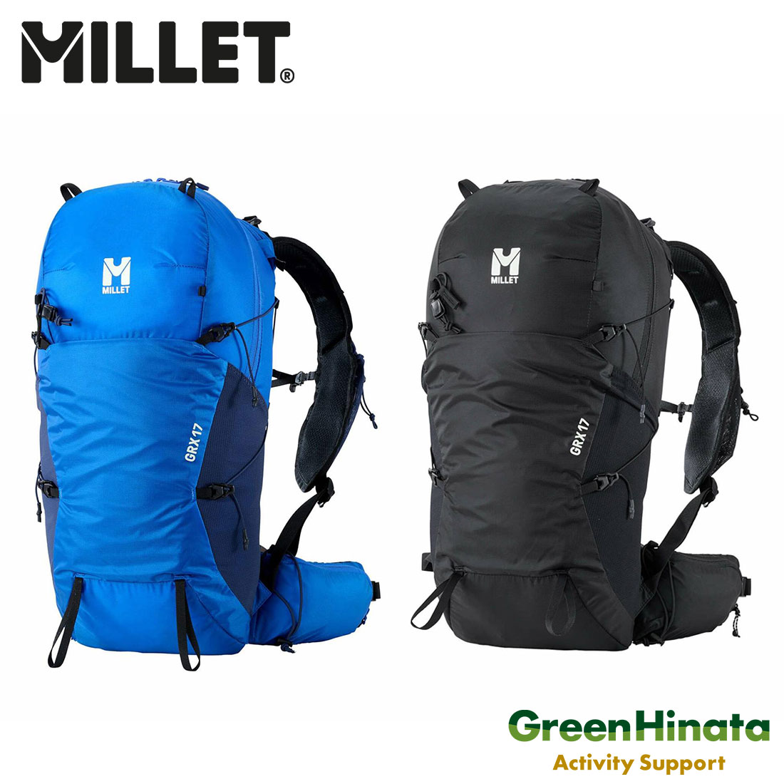 【楽天市場】【国内正規品】 ミレー ジーアールエックス 17 バック リュック MILLET GRX 17：グリーンヒナタ楽天市場店