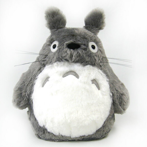 fluffy totoro plush