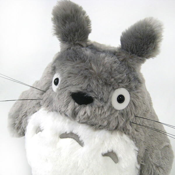 fluffy totoro plush