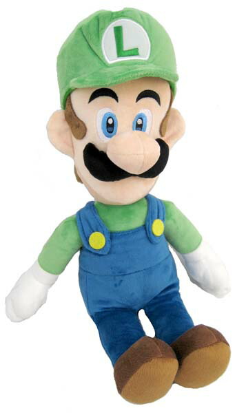 luigi plush with removable hat