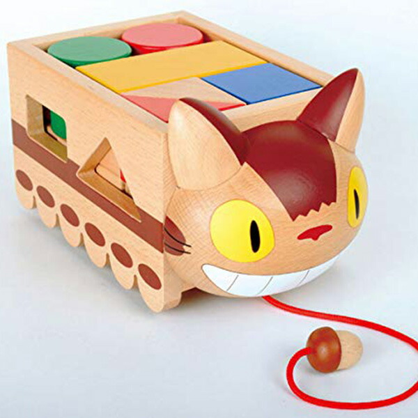 ネコバスつみき 送料無料 となりのトトロ 送料無料 ブロック おもちゃ コロコロ ガラガラ かわいい 知育玩具 スタジオジブリ エンスカイ ギフト プレゼント ホワイトデー 母の日 父の日 誕生日 出産祝い 積み木 ツミキ グリングリン ネコバスつみき