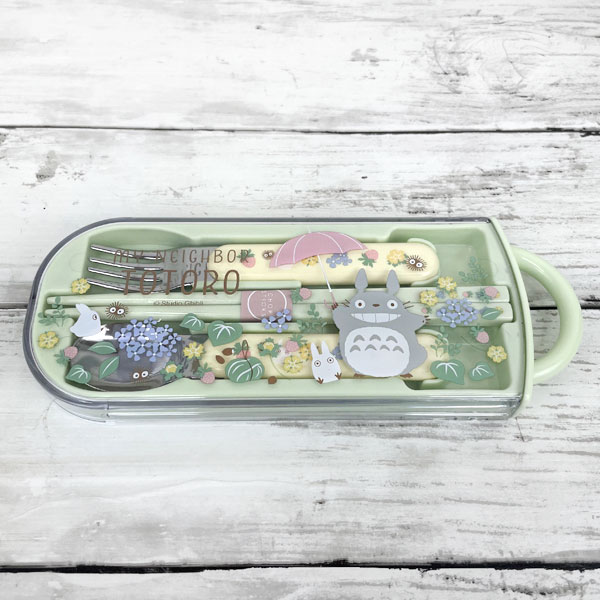 Tacc2ag お名前 お弁当グッズ カラトリー ギフト グッズ スタジオジブリ スプーン セット ハシ フォーク プレゼント 中トトロ 小トトロ 箸 雑貨 食洗機対応 人気を誇る 食洗機対応